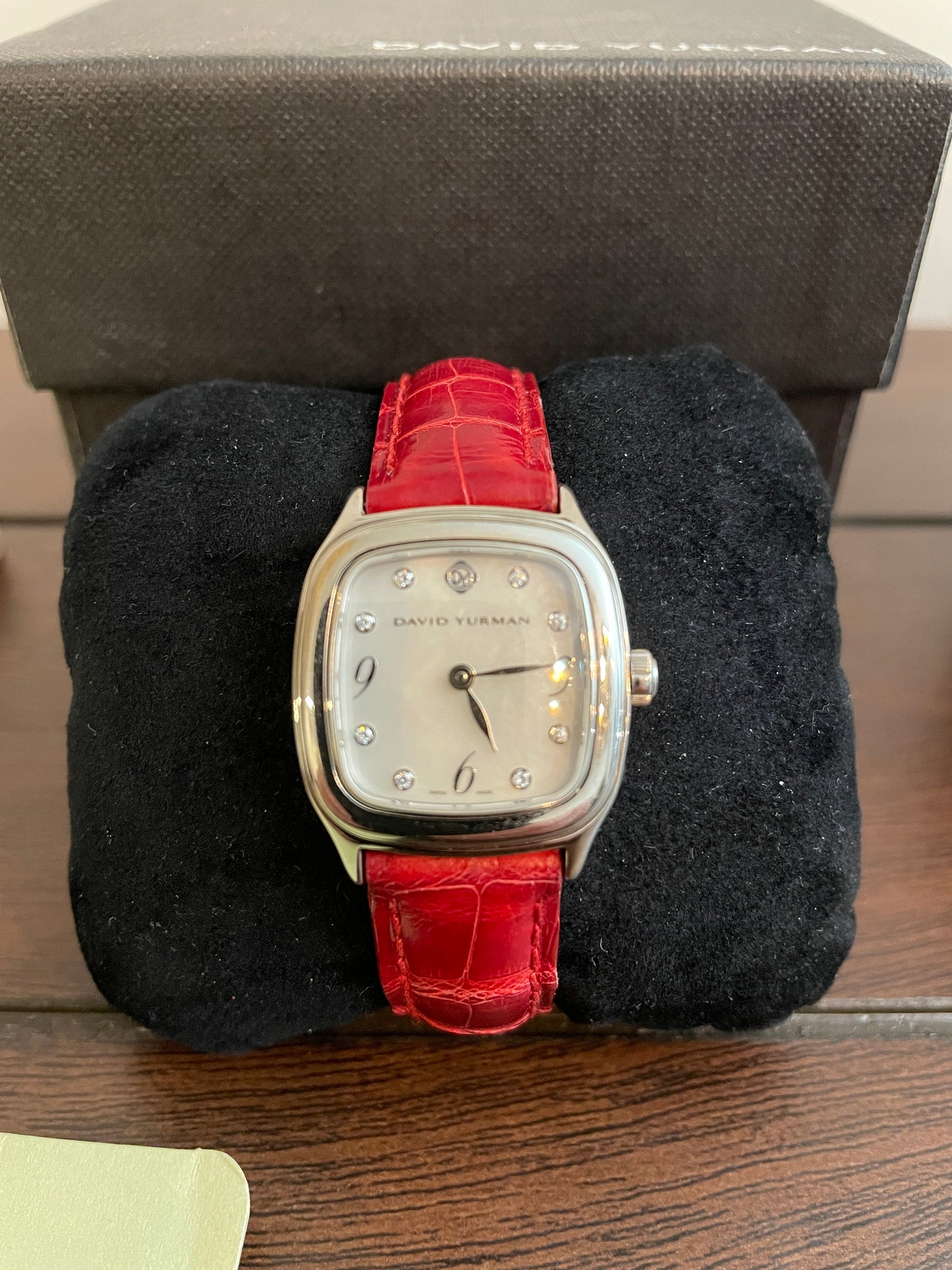 Ladies David Yurman Thoroughbred Wristwatch Box & Papers