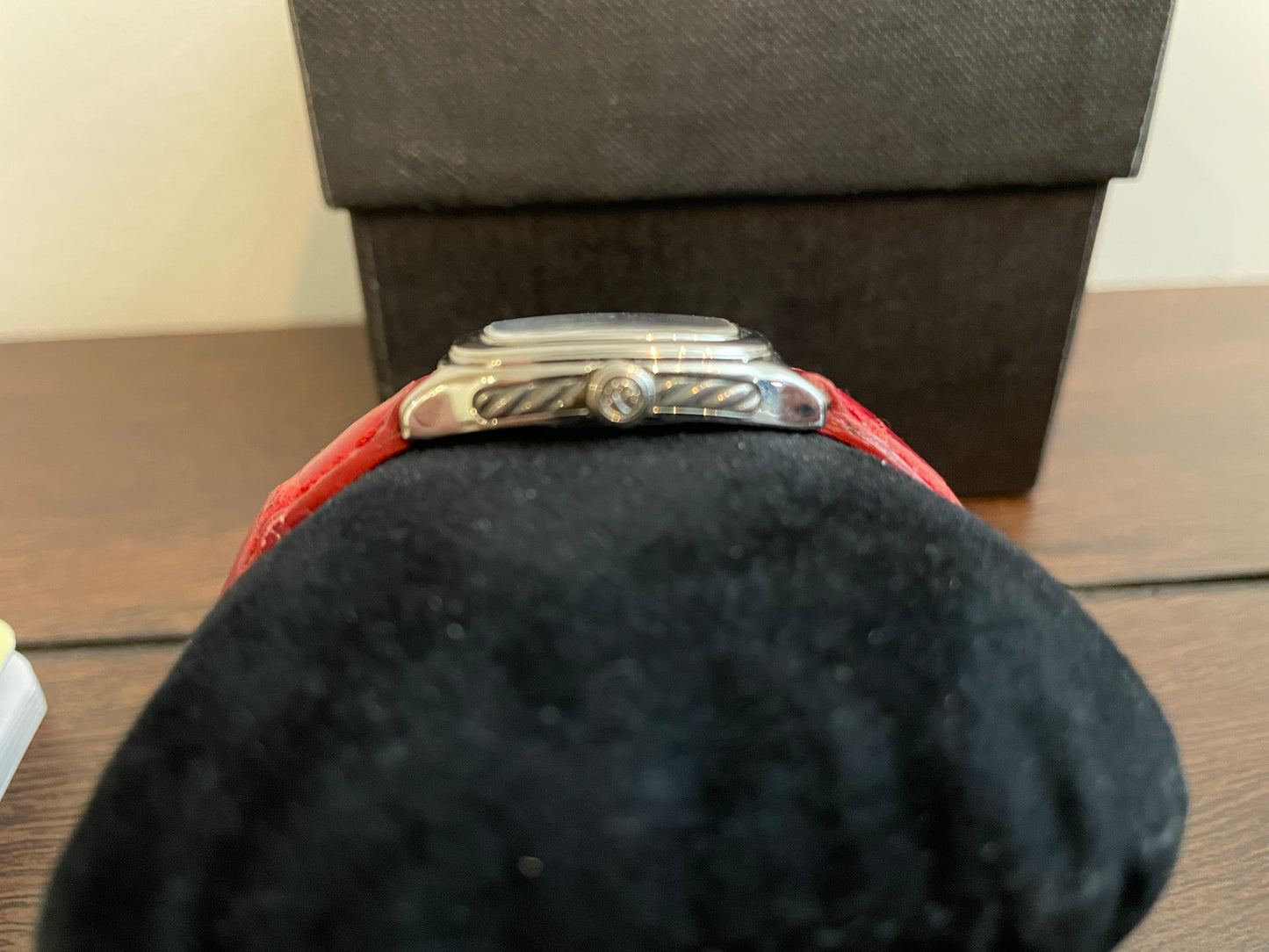 Ladies David Yurman Thoroughbred Wristwatch Box & Papers