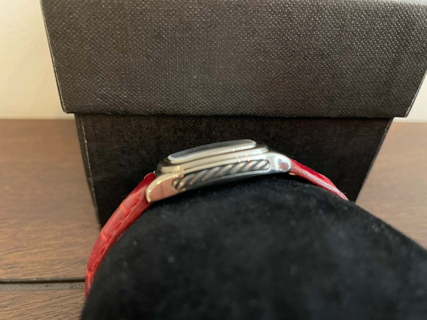 Ladies David Yurman Thoroughbred Wristwatch Box & Papers