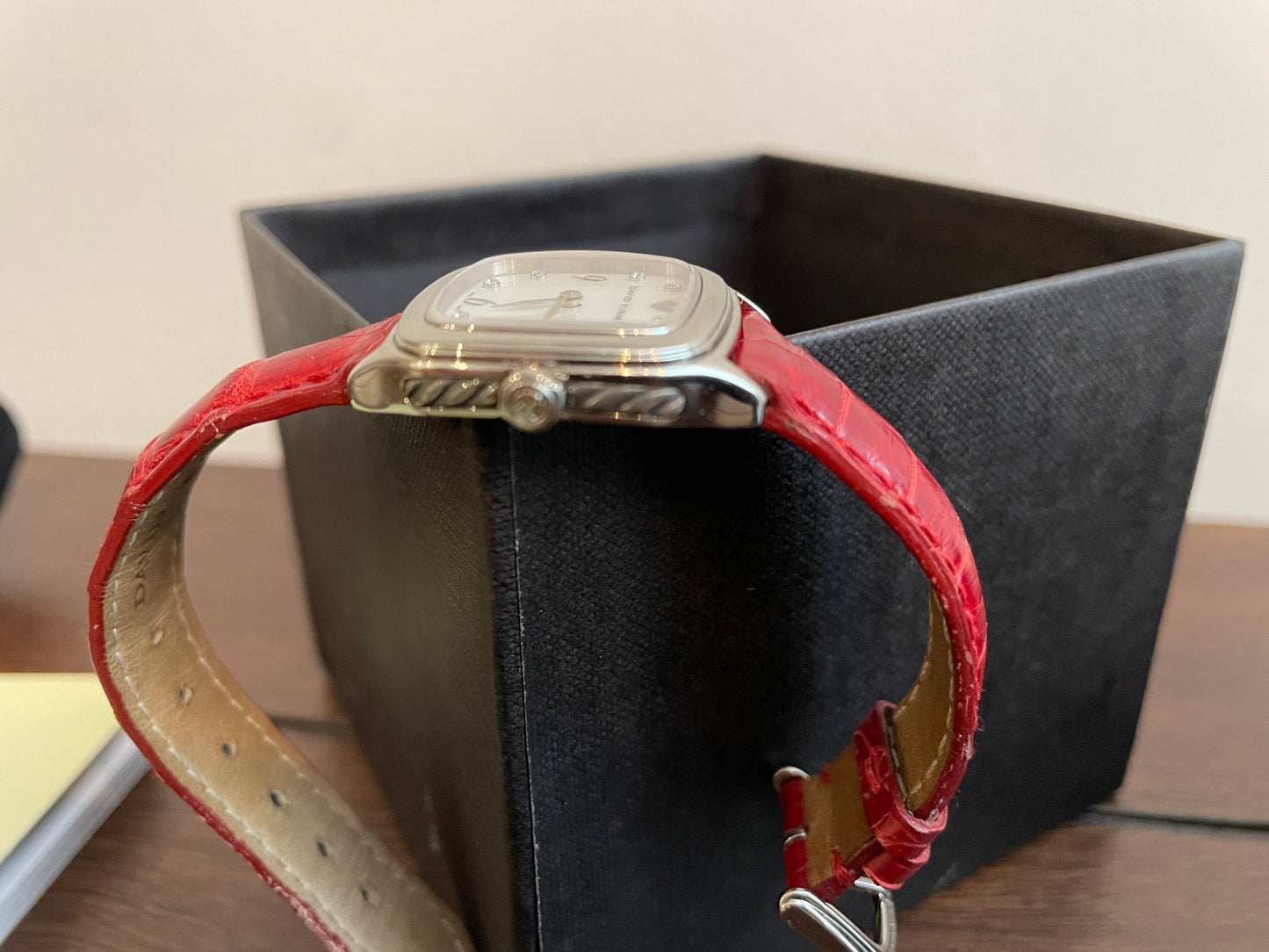 Ladies David Yurman Thoroughbred Wristwatch Box & Papers