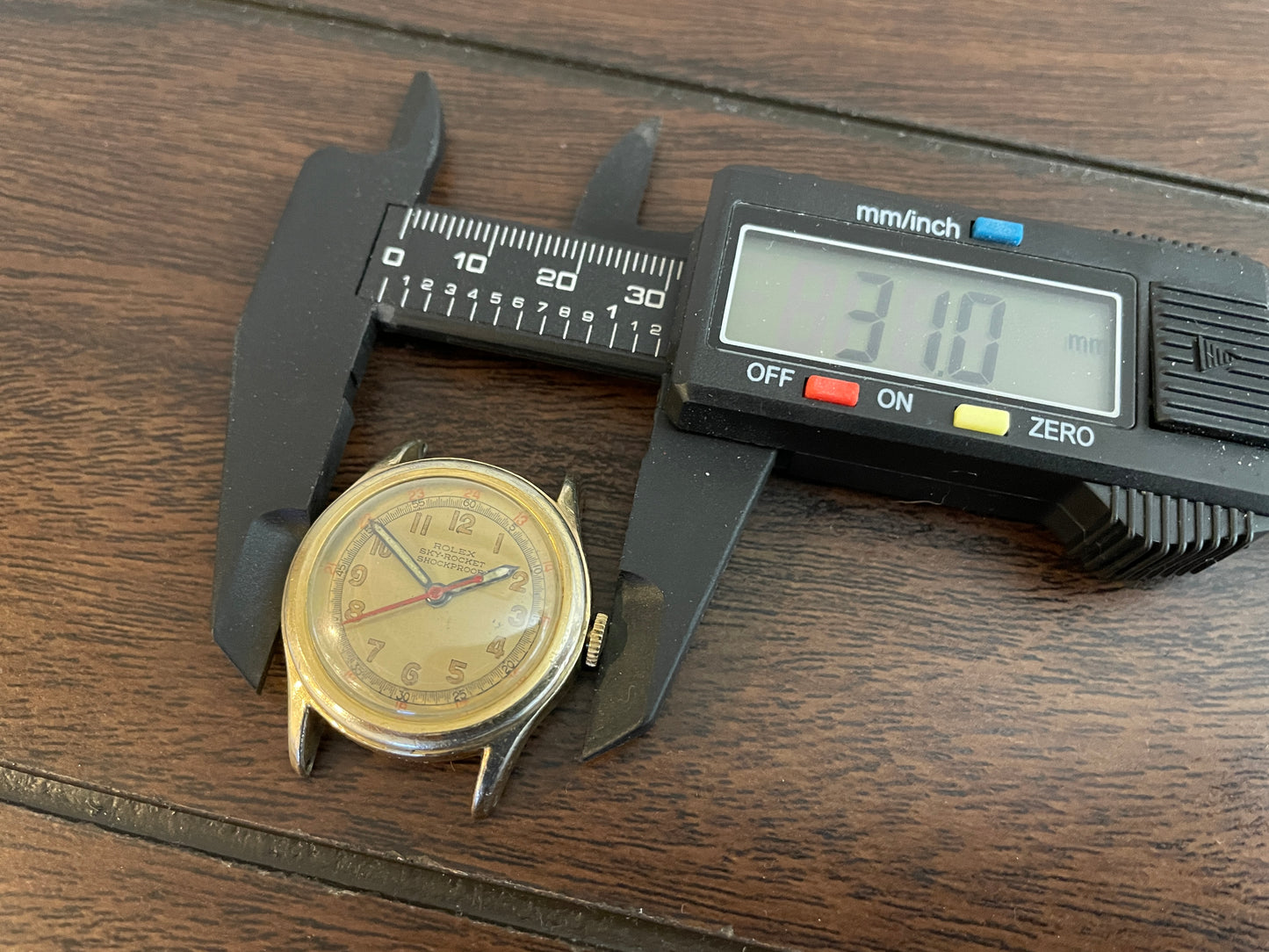 1940's Rolex Sky Rocket Shockproof Wristwatch Sky-Rocket
