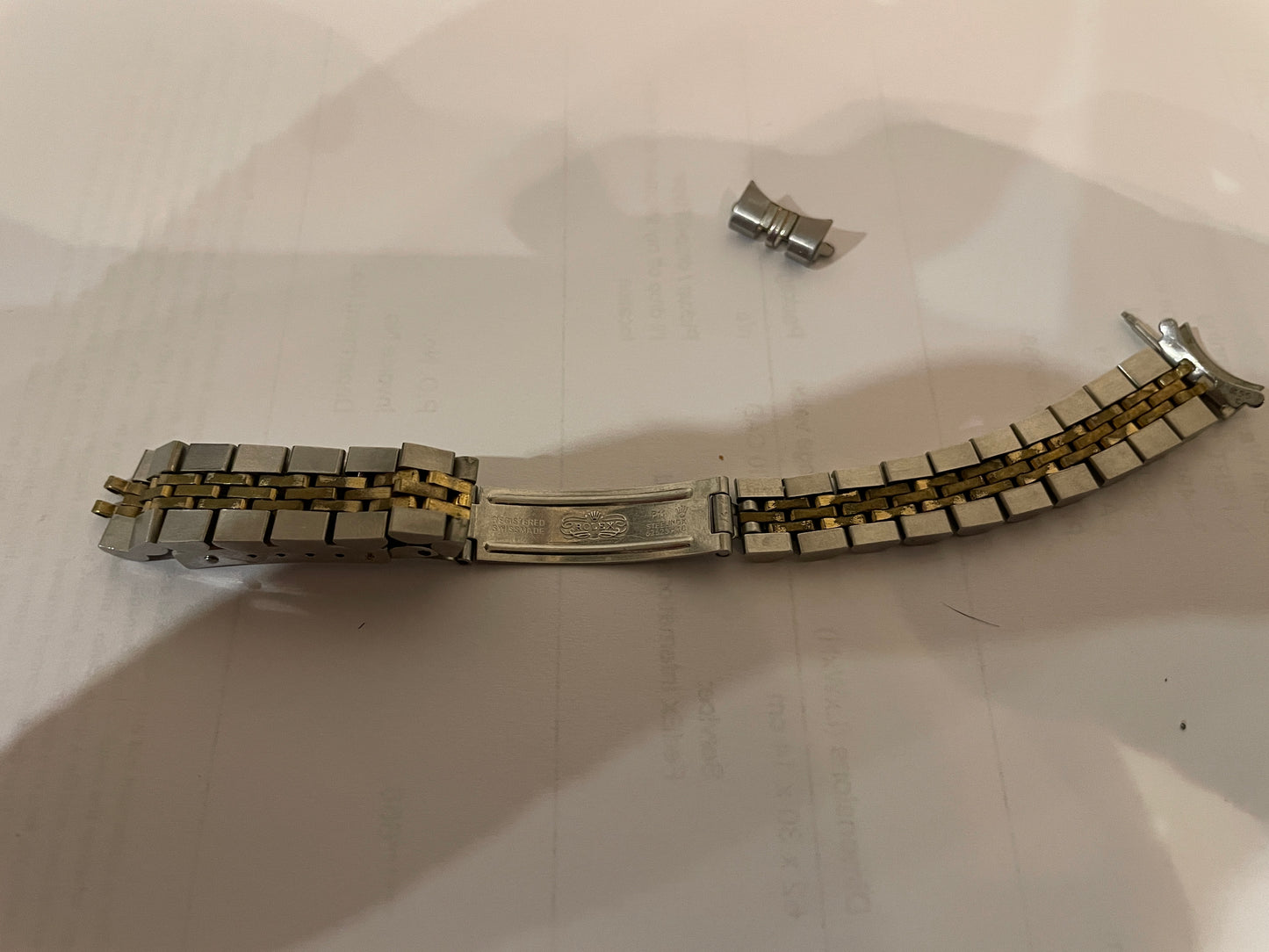 Ladies Rolex Oyster Perpetual Date 6517 Gold SS Vintage Wrist Watch