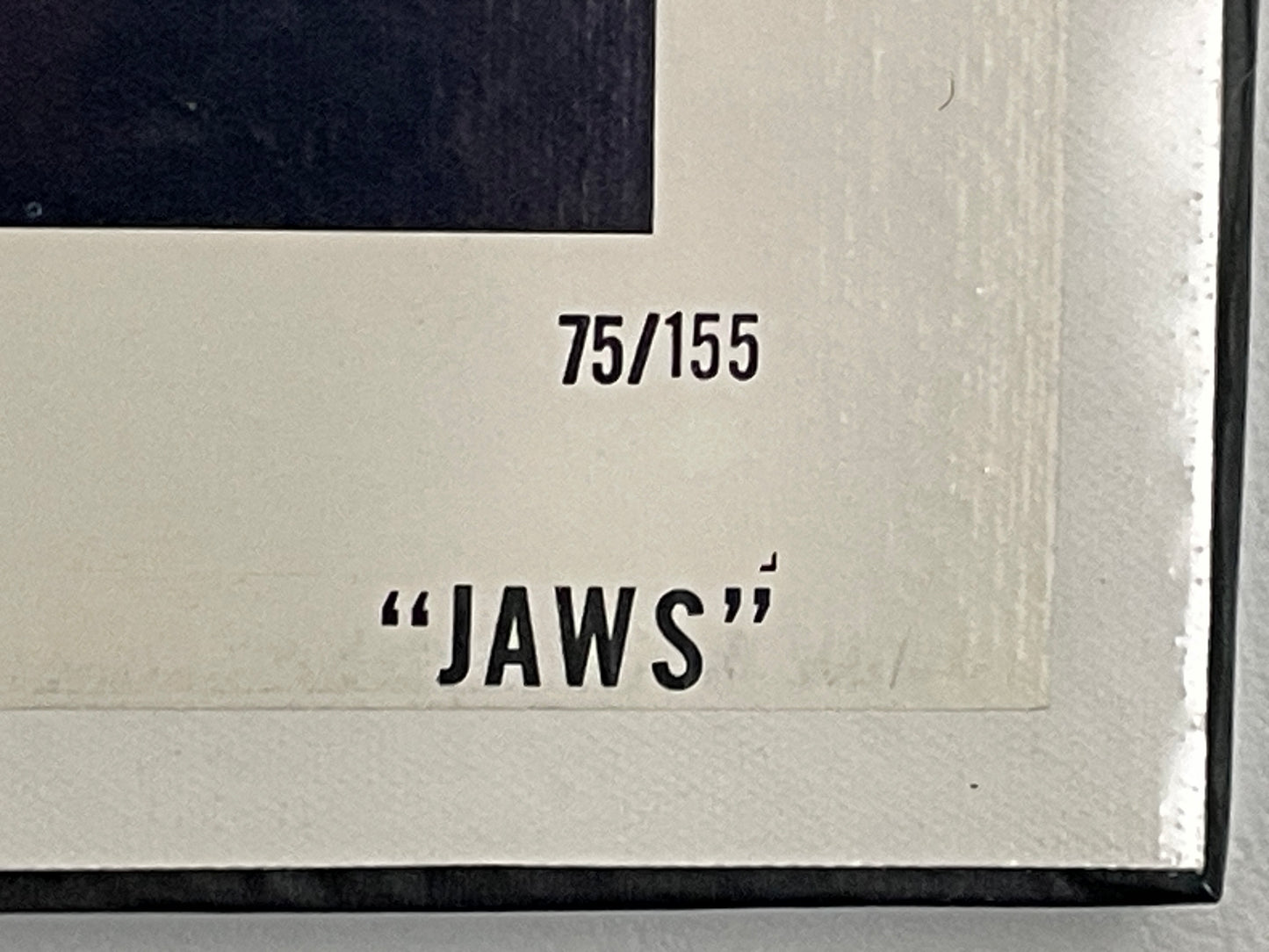 JAWS ORIGINAL 1975 MOVIE POSTER SHARK
