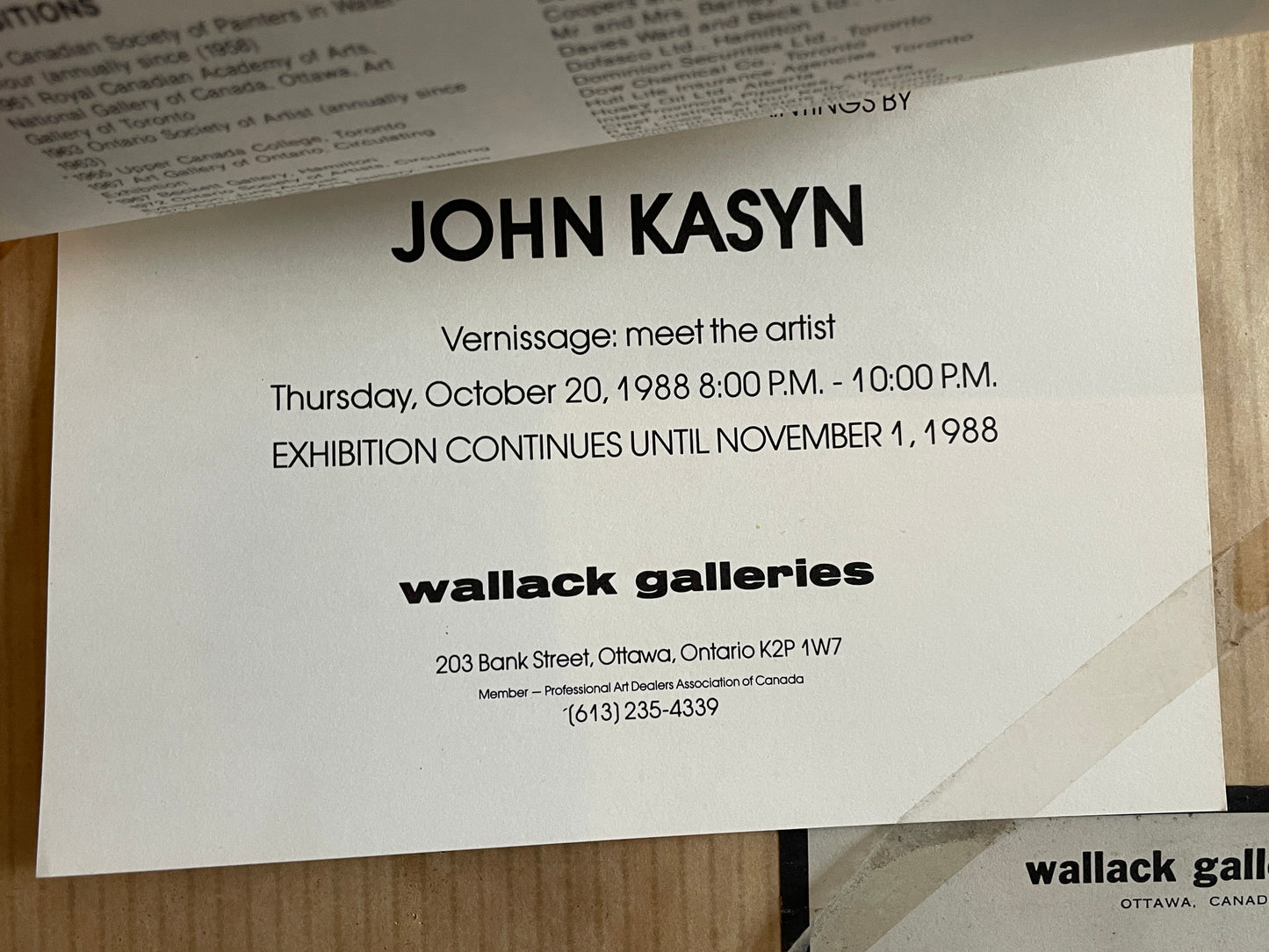 John KASYN, O.S.A. (1926 - 2008) Oil on Masonite Painting