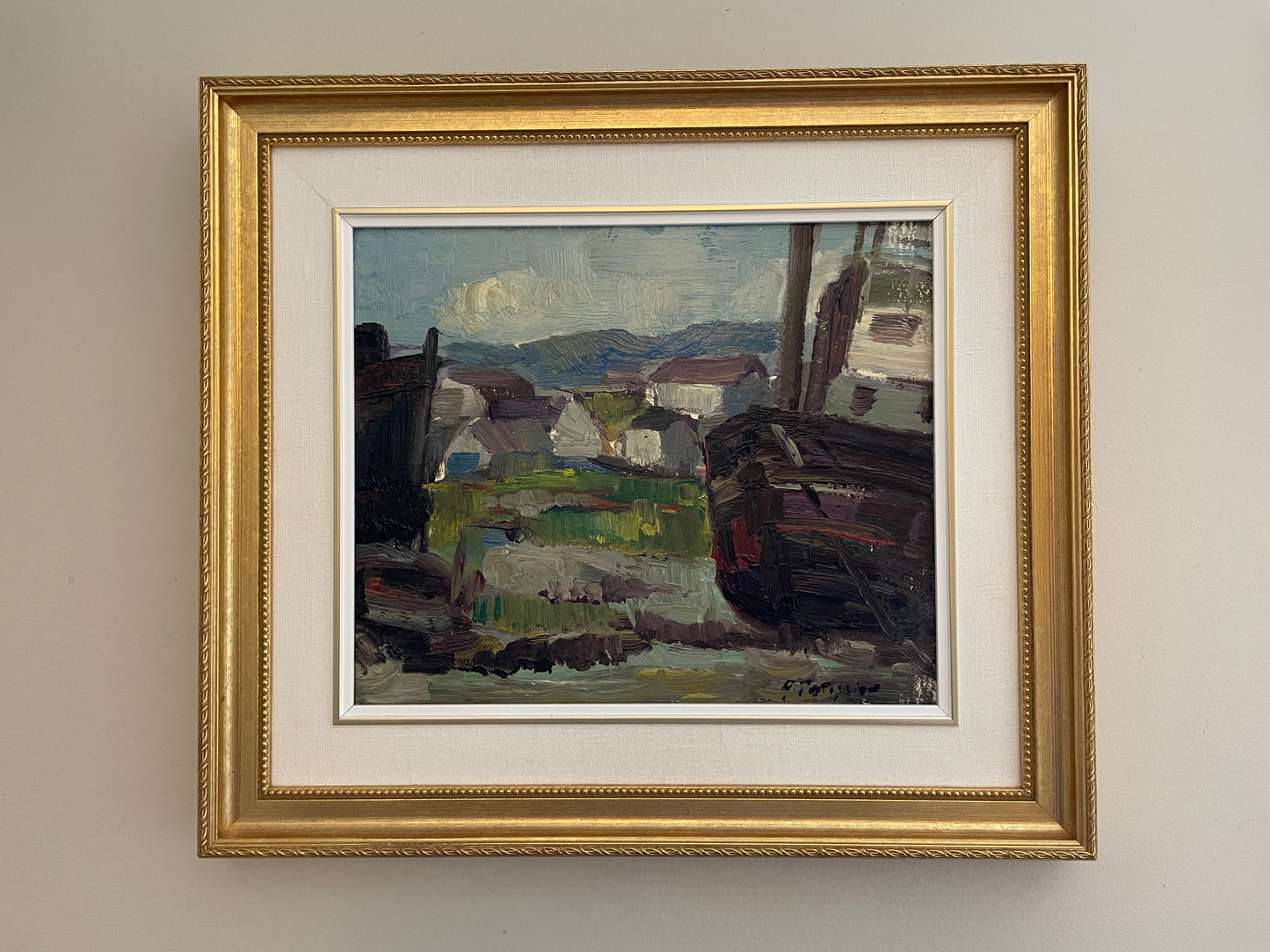 Armand Tatossian , R.C.A. (1948 - 2012) Oil on Board Painting
