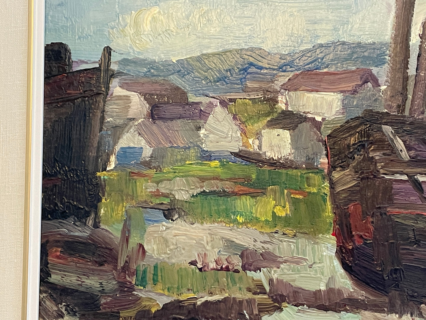 Armand Tatossian , R.C.A. (1948 - 2012) Oil on Board Painting
