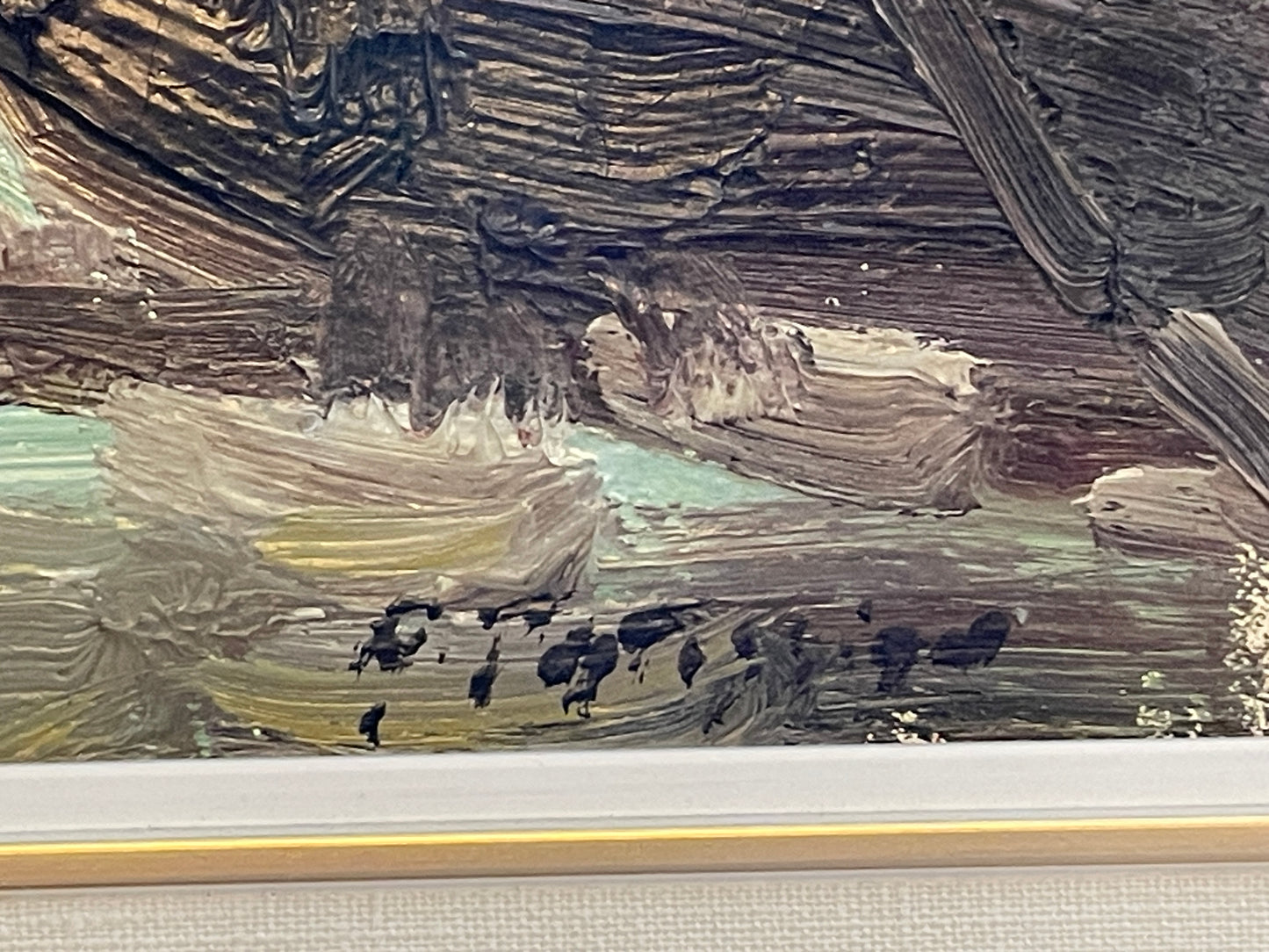 Armand Tatossian , R.C.A. (1948 - 2012) Oil on Board Painting