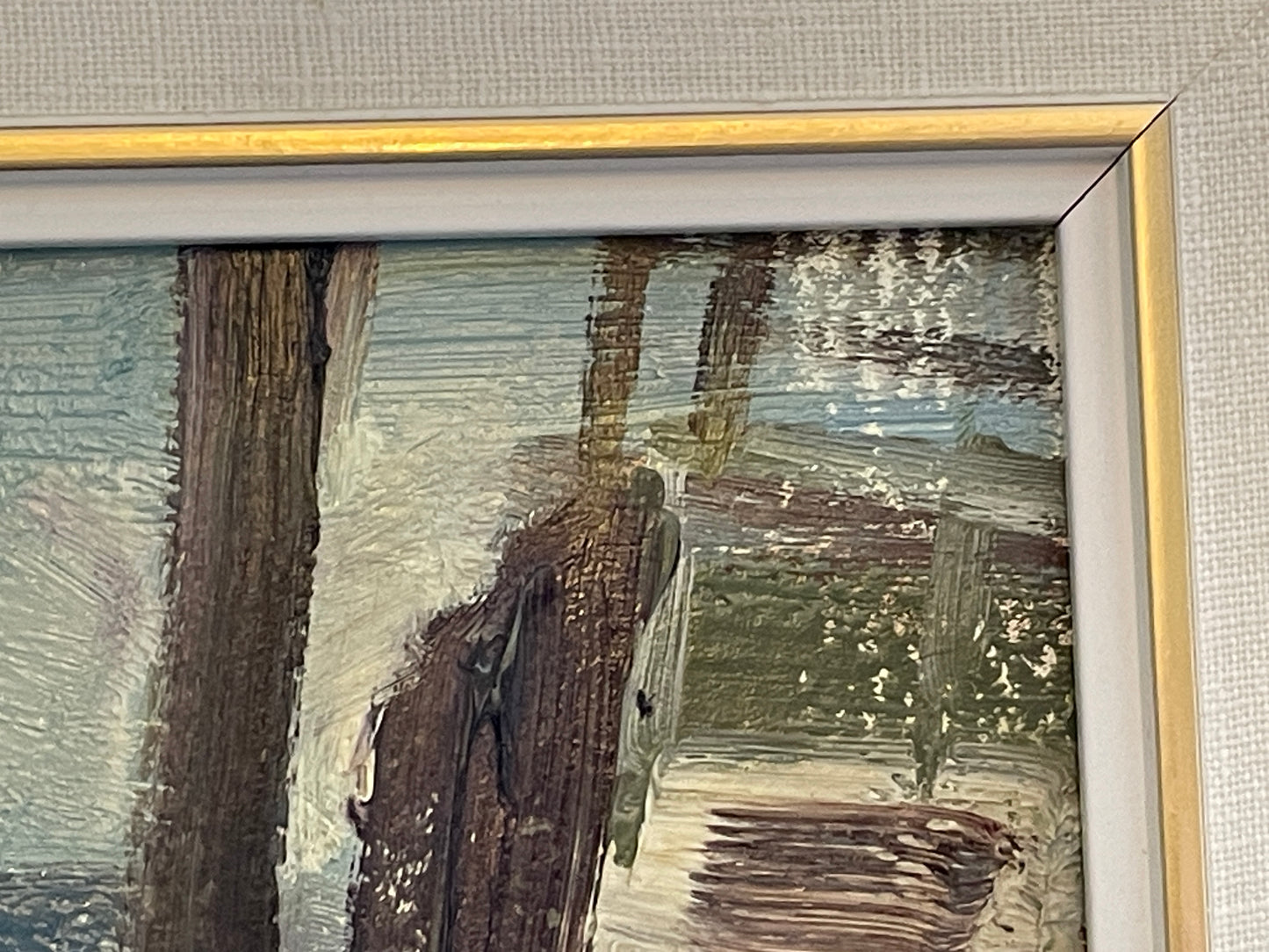 Armand Tatossian , R.C.A. (1948 - 2012) Oil on Board Painting