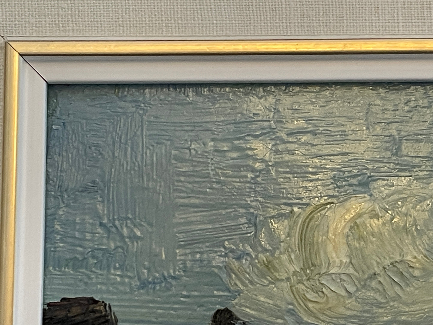 Armand Tatossian , R.C.A. (1948 - 2012) Oil on Board Painting