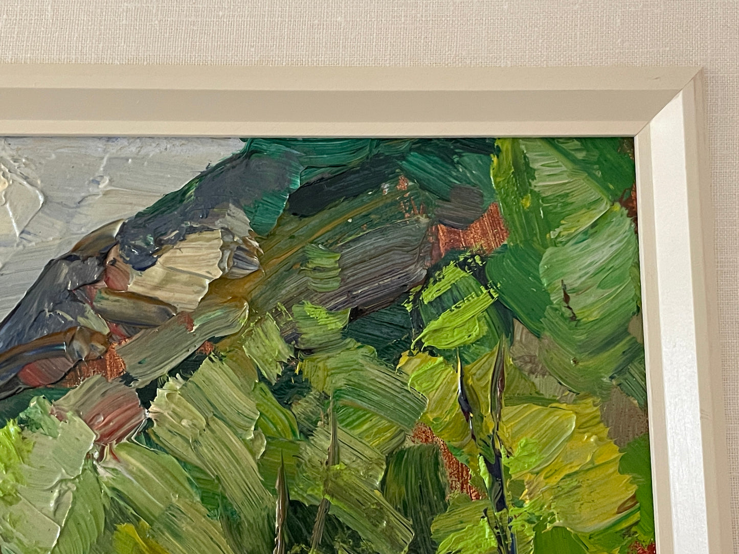 Armand Tatossian , R.C.A. (1948 - 2012) Oil on Board Painting