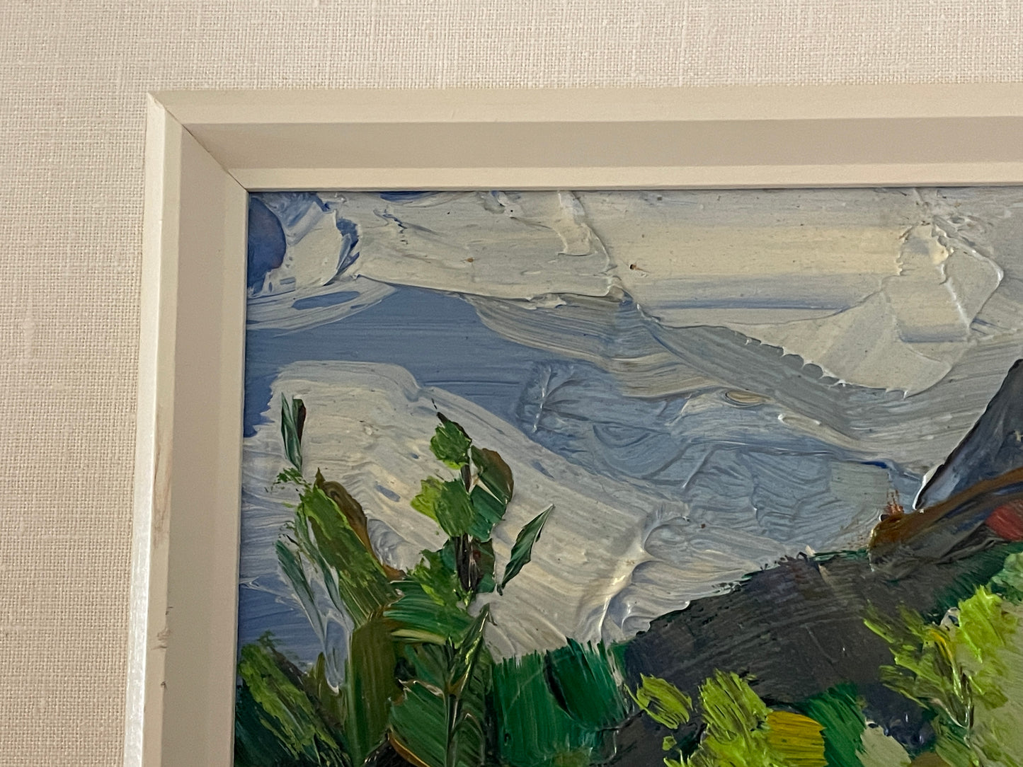 Armand Tatossian , R.C.A. (1948 - 2012) Oil on Board Painting