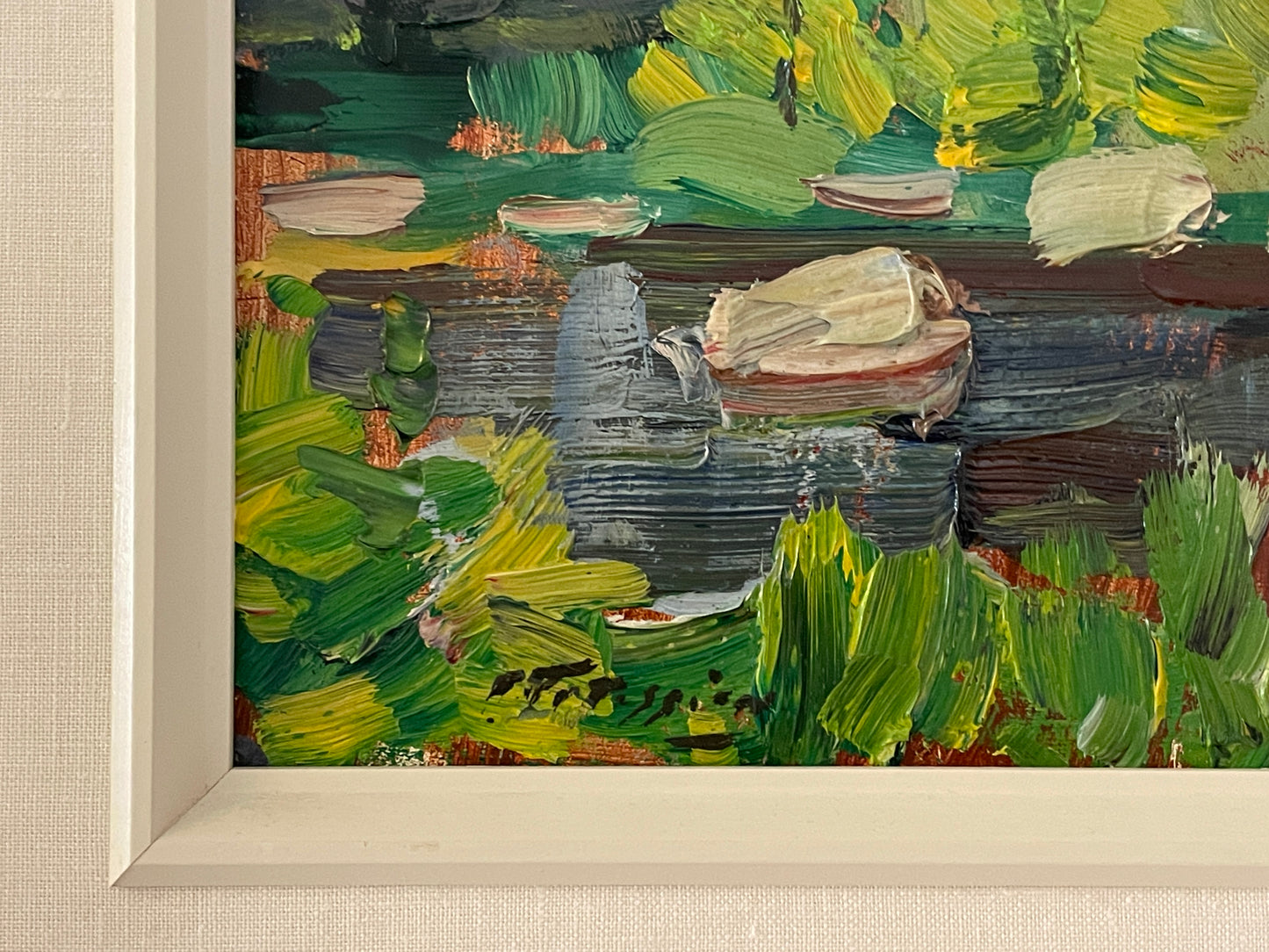 Armand Tatossian , R.C.A. (1948 - 2012) Oil on Board Painting