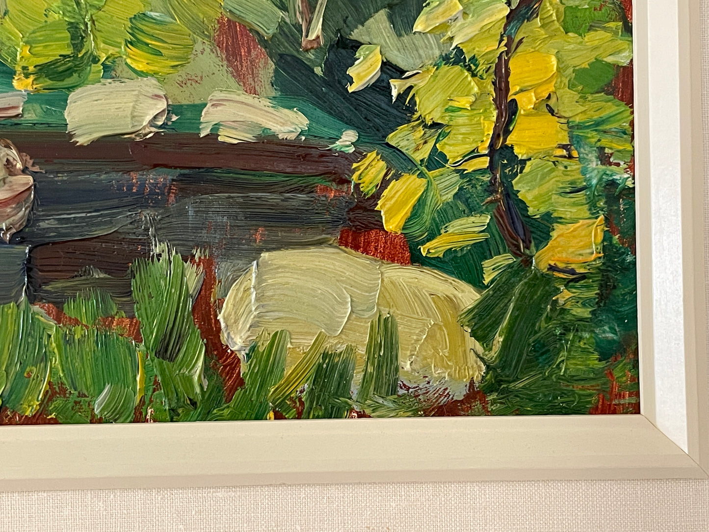 Armand Tatossian , R.C.A. (1948 - 2012) Oil on Board Painting