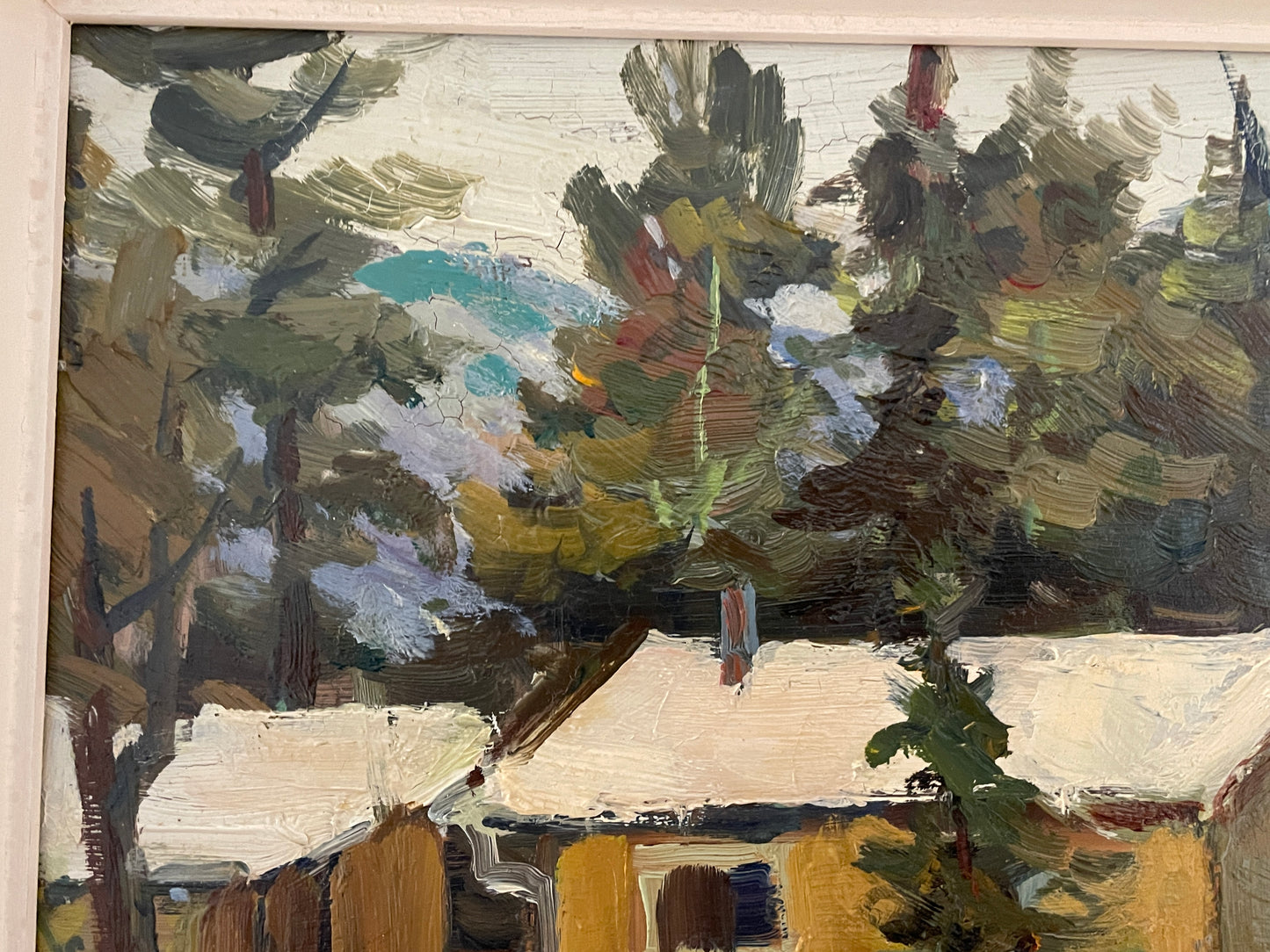 Armand Tatossian , R.C.A. (1948 - 2012) Oil on Board Painting