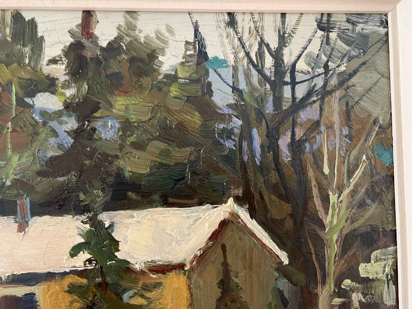 Armand Tatossian , R.C.A. (1948 - 2012) Oil on Board Painting