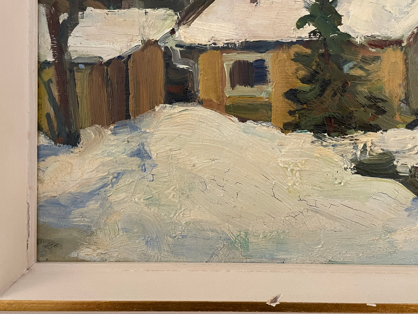 Armand Tatossian , R.C.A. (1948 - 2012) Oil on Board Painting