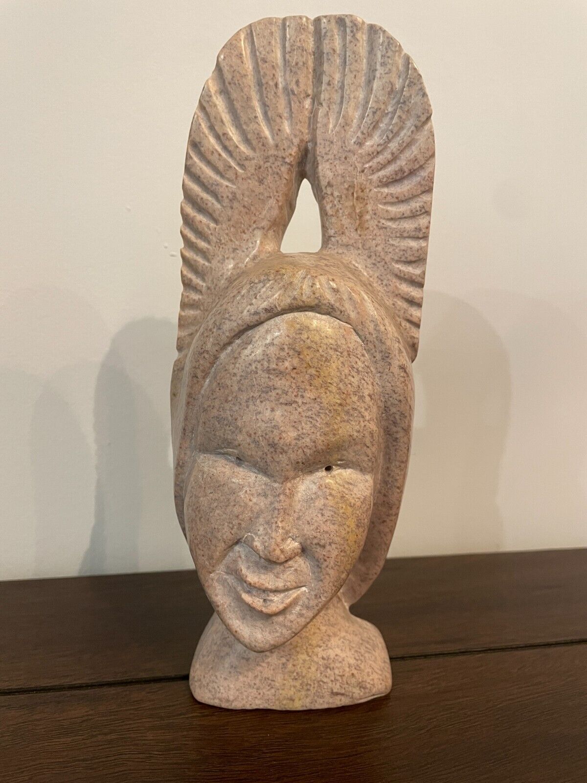 KIAWAK ASHOONA 1933-2014 E7-1103 Cape Dorset HEAD OF WOMAN & BIRD TRANSFORATION
