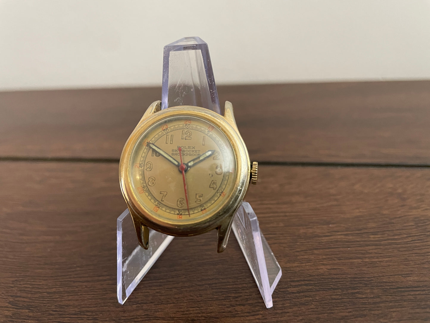 1940's Rolex Sky Rocket Shockproof Wristwatch Sky-Rocket