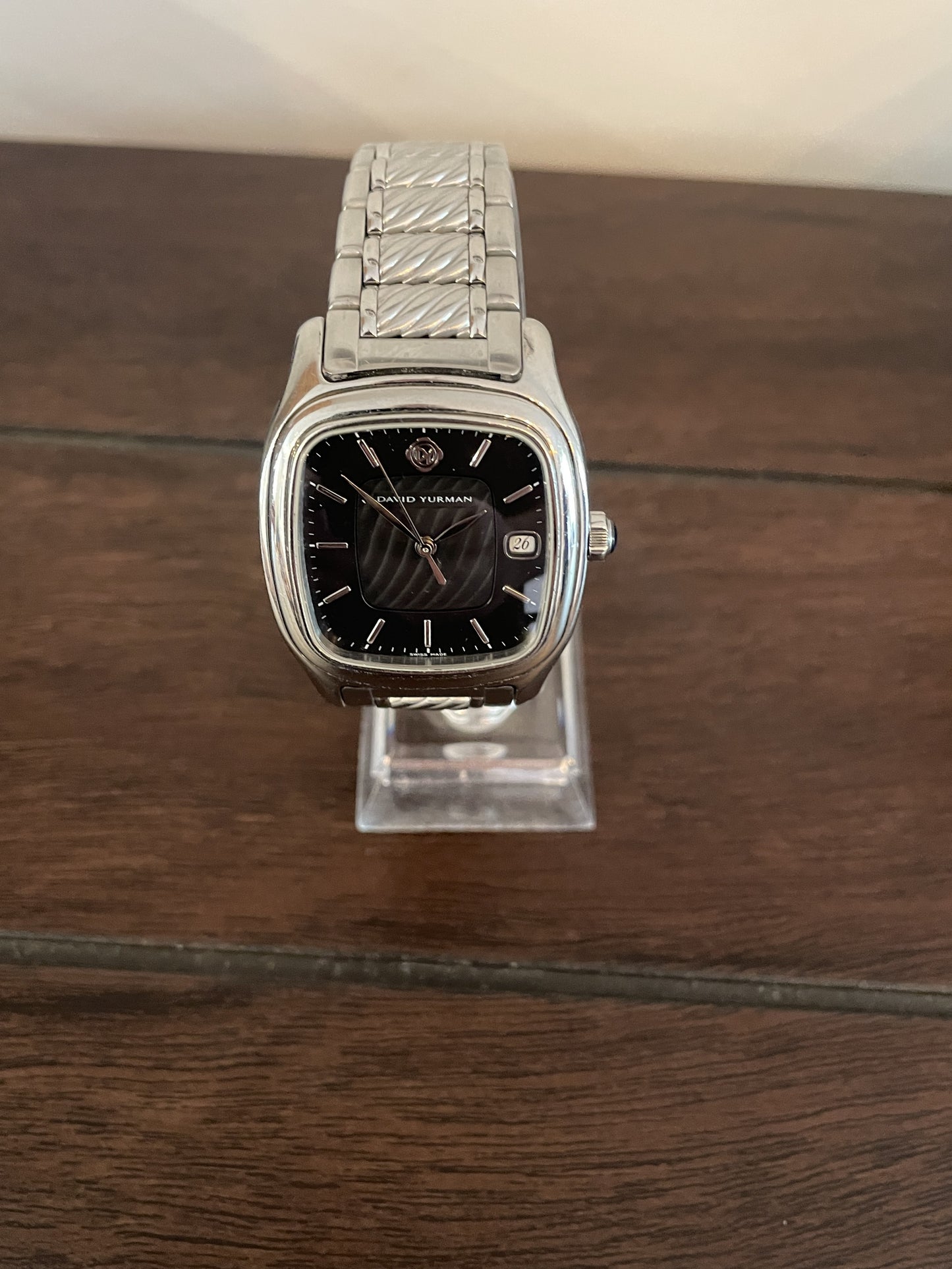 David Yurman Belmont Thoroughbred Automatic Wristwatch Stainless Steel Swiss 38mm Pre-Owned