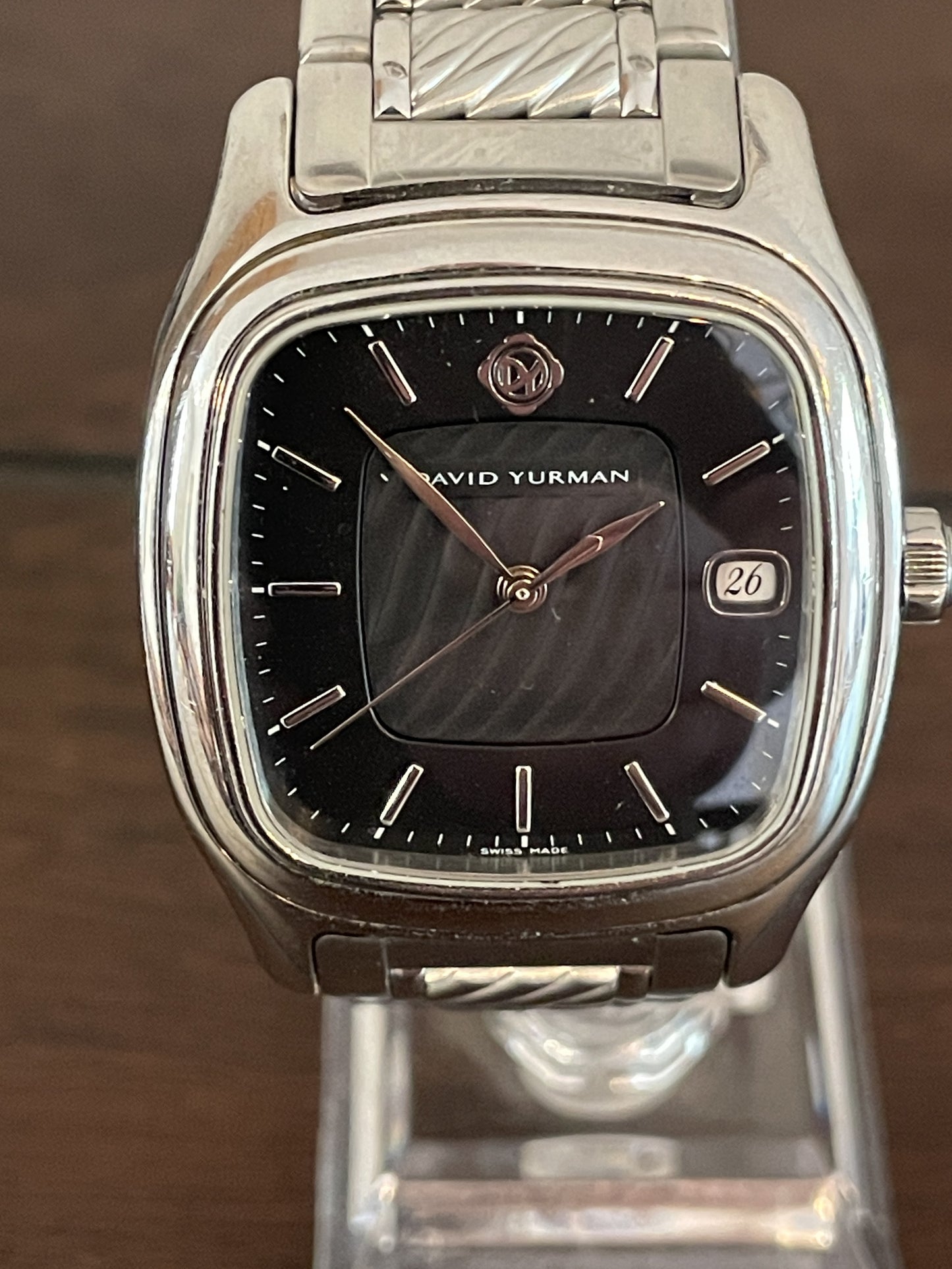 David Yurman Belmont Thoroughbred Automatic Wristwatch Stainless Steel Swiss 38mm Pre-Owned