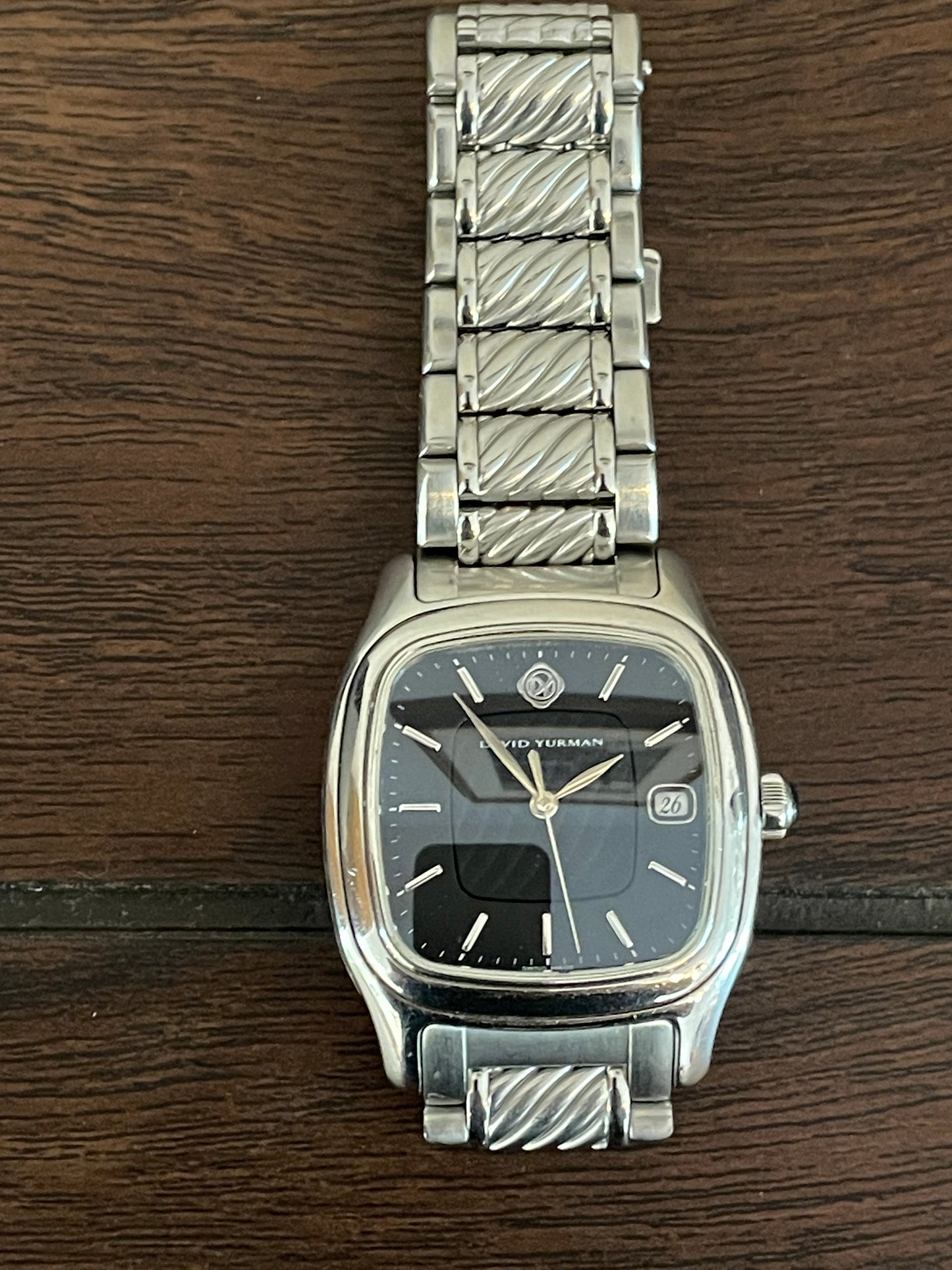 David Yurman Belmont Thoroughbred Automatic Wristwatch Stainless Steel Swiss 38mm Pre-Owned