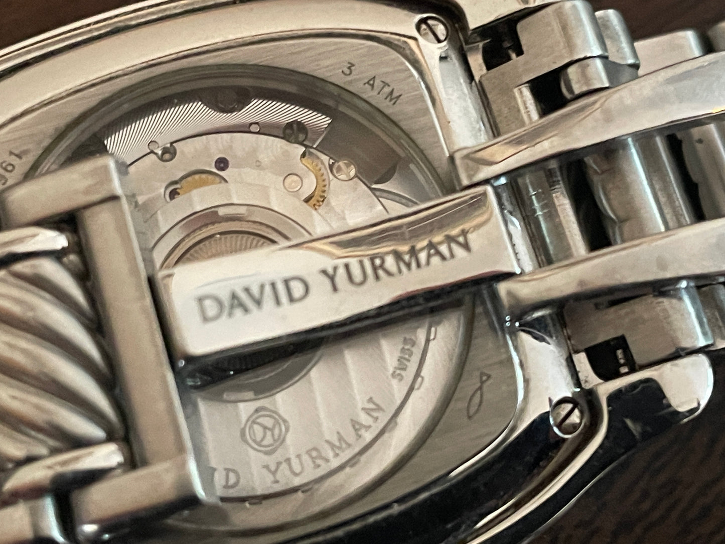 David Yurman Belmont Thoroughbred Automatic Wristwatch Stainless Steel Swiss 38mm Pre-Owned