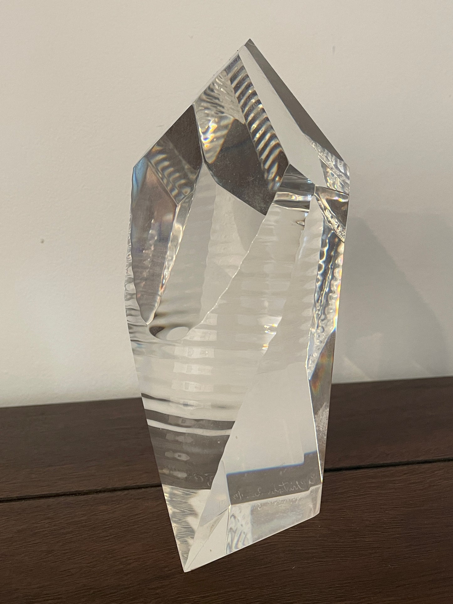 Christopher Ries Master of Light in Crystal Sculpture